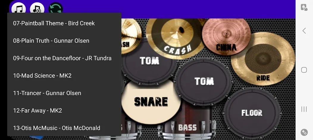 Взломанная Drum Studio: Bateria Virtual (Драм студио)  [МОД Unlocked] — стабильная версия apk на Андроид screen 2