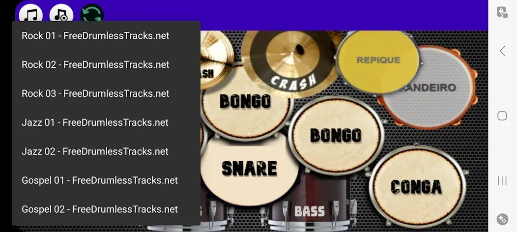 Взломанная Drum Studio: Bateria Virtual (Драм студио)  [МОД Unlocked] — стабильная версия apk на Андроид screen 4