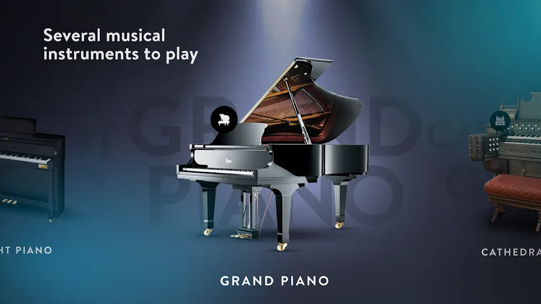 Взломанная Real Piano electronic keyboard (Риал Пиано)  [МОД Menu] — стабильная версия apk на Андроид screen 3