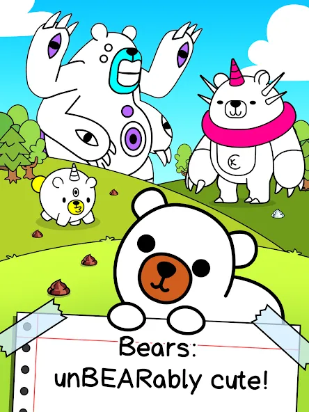 Скачать взлом Bear Evolution: Idle Clicker (Беар Эволюшн)  [МОД Menu] — стабильная версия apk на Андроид screen 5