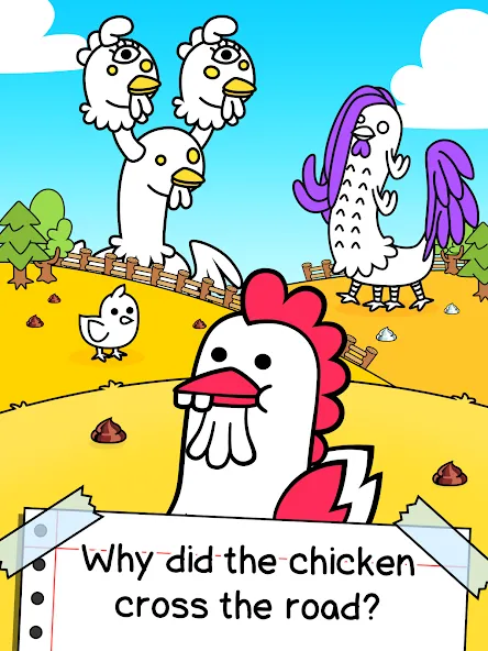 Скачать взлом Chicken Evolution: Idle Game (Чикен Эволюшн)  [МОД Unlocked] — стабильная версия apk на Андроид screen 5