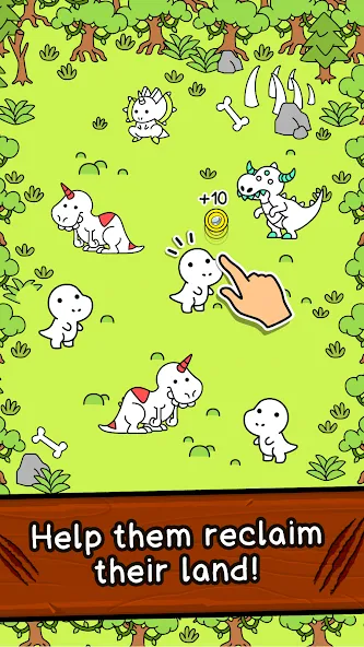 Взломанная Dino Evolution: Dinosaur Game (Дино Эволюшн)  [МОД Menu] — стабильная версия apk на Андроид screen 2