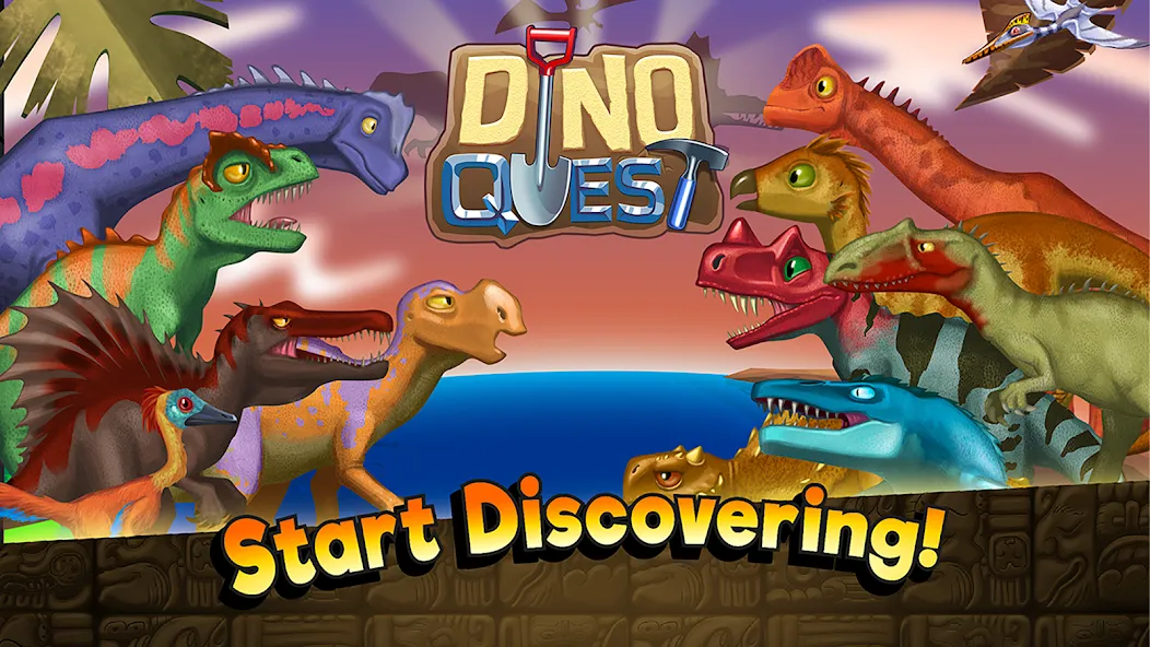 Взлом Dino Quest: Dig Dinosaur Game (Дино Квест)  [МОД Много денег] — стабильная версия apk на Андроид screen 5