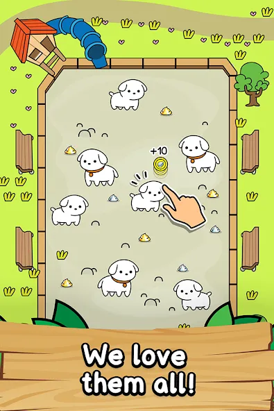 Скачать взломанную Dog Evolution: Idle Merge Game (Дог Эволюшн)  [МОД Unlimited Money] — последняя версия apk на Андроид screen 2