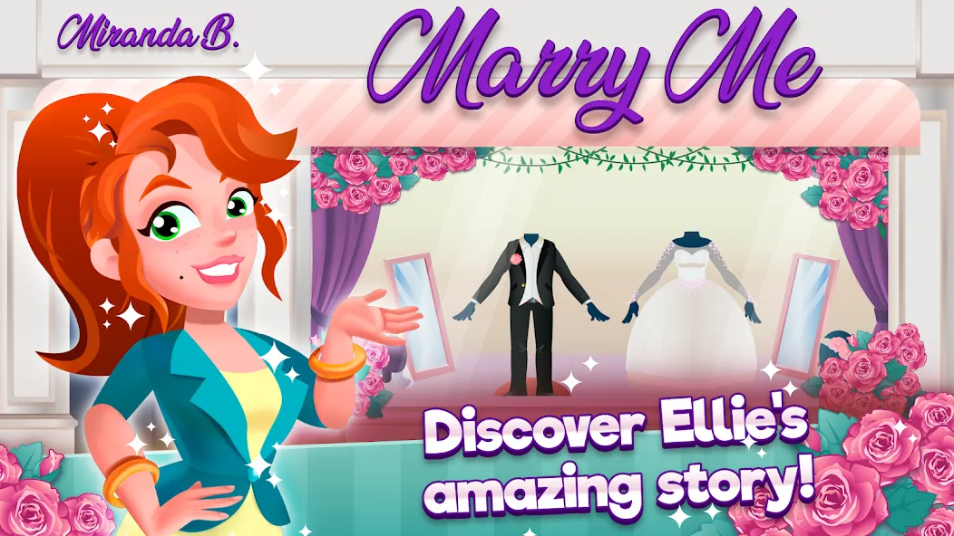 Скачать взломанную Ellie's Wedding: Dress Shop  [МОД Бесконечные монеты] — последняя версия apk на Андроид screen 1