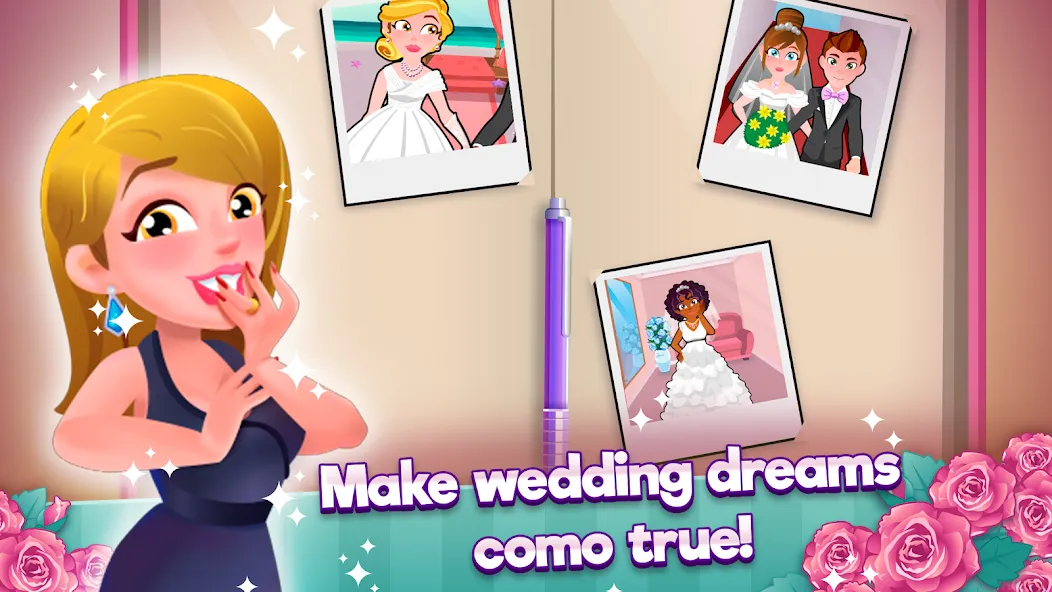 Скачать взломанную Ellie's Wedding: Dress Shop  [МОД Бесконечные монеты] — последняя версия apk на Андроид screen 4