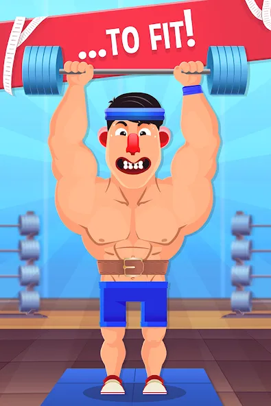 Взломанная Fat No More: Sports Gym Game! (Фэт Но Море)  [МОД Бесконечные монеты] — последняя версия apk на Андроид screen 2