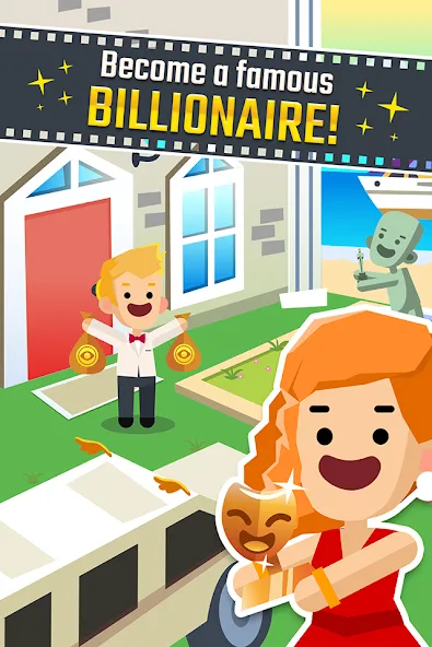 Взлом Hollywood Billionaire: Be Rich (Холливудский миллиардер)  [МОД Бесконечные монеты] — последняя версия apk на Андроид screen 2