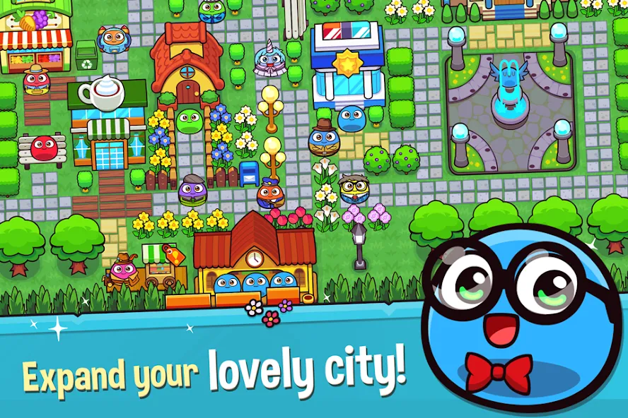 Скачать взломанную My Boo Town: City Builder Game (Май Бу Таун)  [МОД Mega Pack] — стабильная версия apk на Андроид screen 3