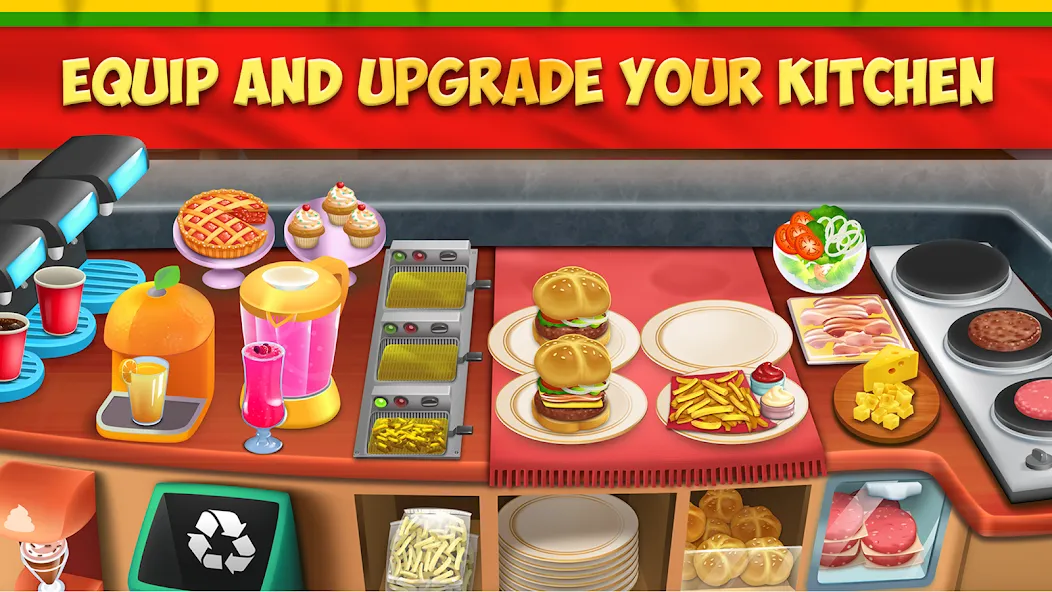 Скачать взлом My Burger Shop 2: Food Game (Мой Бургер Шоп 2)  [МОД Бесконечные деньги] — стабильная версия apk на Андроид screen 4