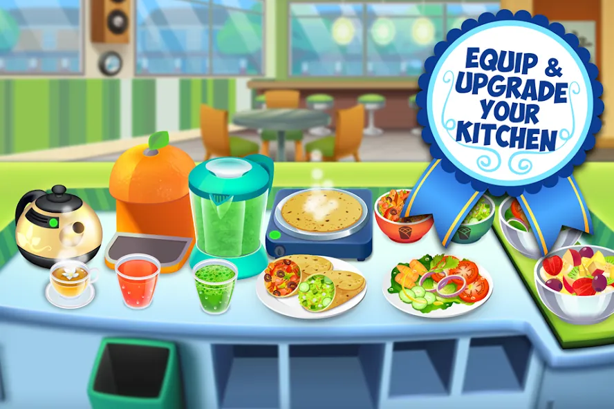 Скачать взлом My Salad Bar: Veggie Food Game (Мой салатбар)  [МОД Меню] — полная версия apk на Андроид screen 4