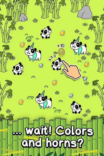 Взломанная Panda Evolution: Idle Clicker (Панда Эволюция)  [МОД Много денег] — стабильная версия apk на Андроид screen 2