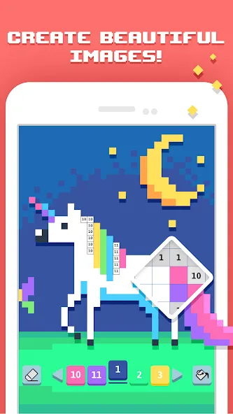 Скачать взлом Pixelicious: Color Daily Pixel (Пикселическ)  [МОД Unlocked] — стабильная версия apk на Андроид screen 1