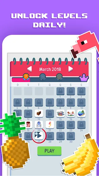 Скачать взлом Pixelicious: Color Daily Pixel (Пикселическ)  [МОД Unlocked] — стабильная версия apk на Андроид screen 4