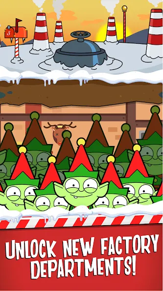 Скачать взломанную Santa’s Capitalist Factory  [МОД Много монет] — полная версия apk на Андроид screen 4