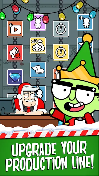 Скачать взломанную Santa’s Capitalist Factory  [МОД Много монет] — полная версия apk на Андроид screen 5