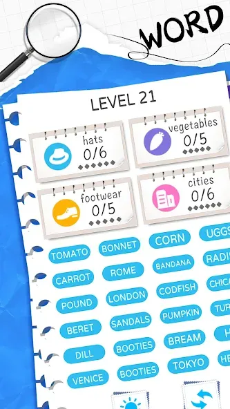 Взлом Word Sort: Association Connect (Соннект Колорс)  [МОД Menu] — последняя версия apk на Андроид screen 1