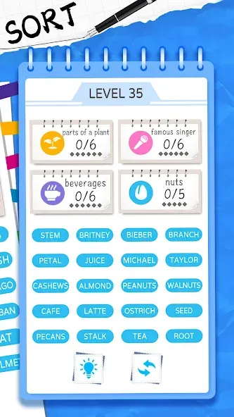 Взлом Word Sort: Association Connect (Соннект Колорс)  [МОД Menu] — последняя версия apk на Андроид screen 2