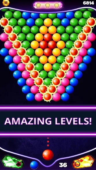 Скачать взломанную Bubble Shooter Classic (Бабл Шутер Классик)  [МОД Unlimited Money] — последняя версия apk на Андроид screen 3