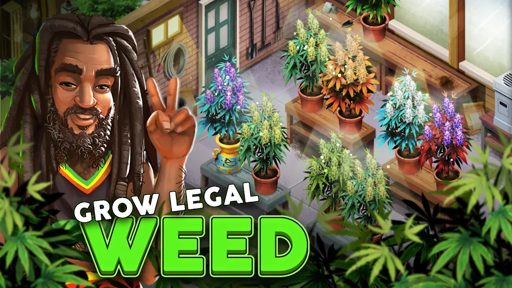 Скачать взломанную Hempire — Plant Growing Game (Хемпир)  [МОД Много денег] — полная версия apk на Андроид screen 1