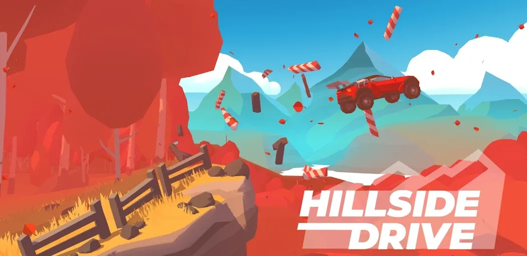 Скачать взлом Hillside Drive: car racing (Хиллсайд Драйв Рейсинг)  [МОД Много денег] — стабильная версия apk на Андроид screen 1