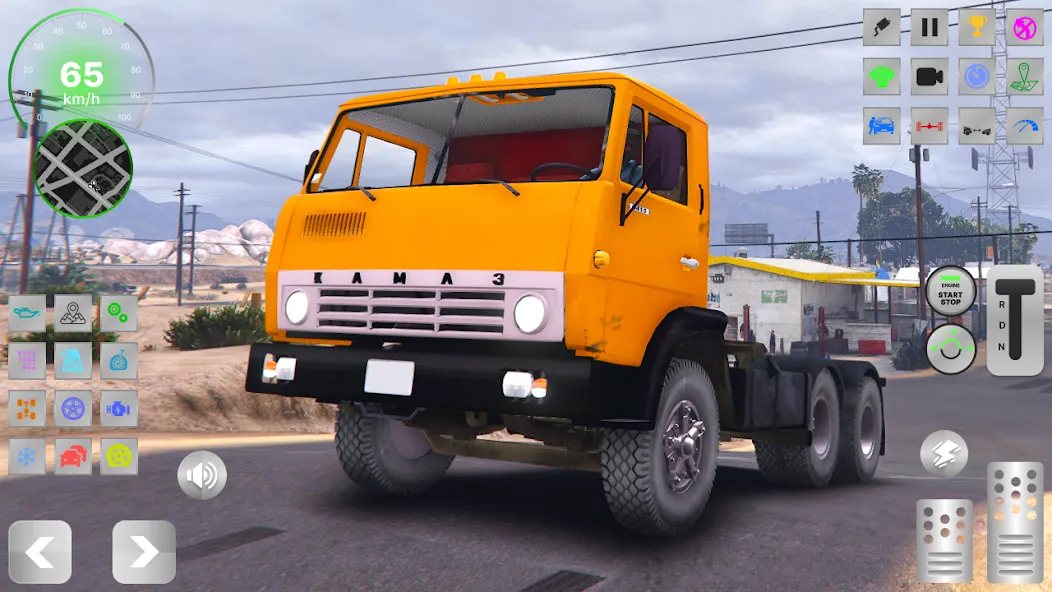 Взломанная KAMAZ: Ultimate Russian Truck  [МОД Все открыто] — полная версия apk на Андроид screen 1