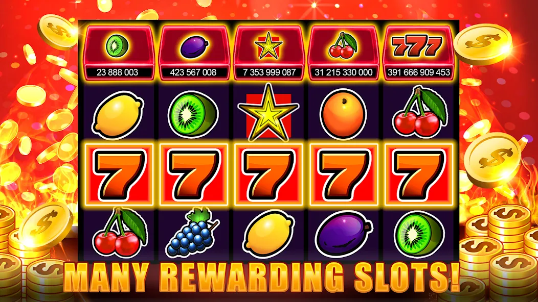 Взлом Slots 777 — Slot Machine Games  [МОД Все открыто] — стабильная версия apk на Андроид screen 4