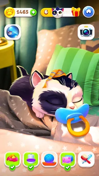 Взломанная My Cat — Virtual pet simulator (Мой кот)  [МОД Бесконечные монеты] — стабильная версия apk на Андроид screen 3