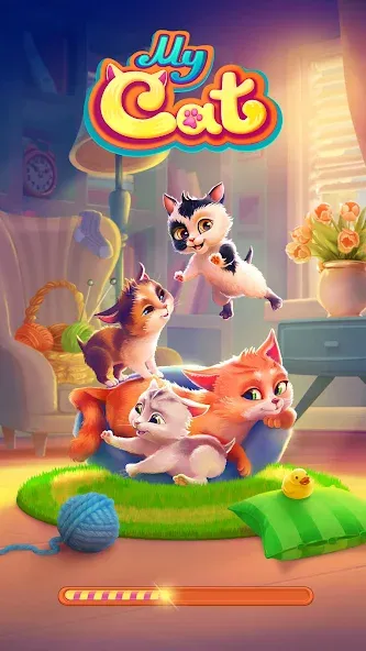 Взломанная My Cat — Virtual pet simulator (Мой кот)  [МОД Бесконечные монеты] — стабильная версия apk на Андроид screen 5