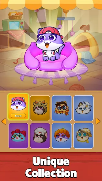 Скачать взломанную Cat Sort Puzzle: Cute Pet Game  [МОД Много денег] — стабильная версия apk на Андроид screen 5
