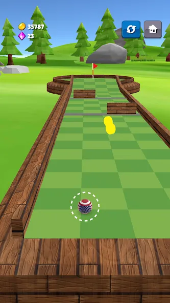 Взломанная Mini Golf Game — Putt Putt 3D (Мини Гольф Челлендж)  [МОД Меню] — стабильная версия apk на Андроид screen 1