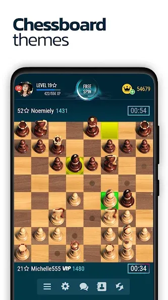 Взломанная Chess Online  [МОД Много денег] — стабильная версия apk на Андроид screen 2