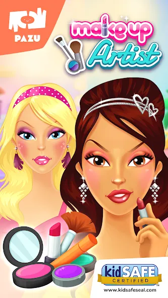 Взлом Makeup Girls — Games for kids  [МОД Unlocked] — стабильная версия apk на Андроид screen 1