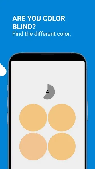 Взломанная Color Blind Test Game  [МОД Все открыто] — полная версия apk на Андроид screen 5