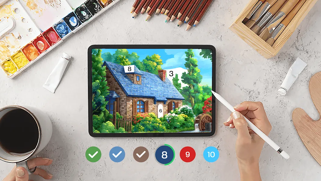 Скачать взлом Tap Color Pro: Color By Number (Тап Колор Про)  [МОД Menu] — последняя версия apk на Андроид screen 1