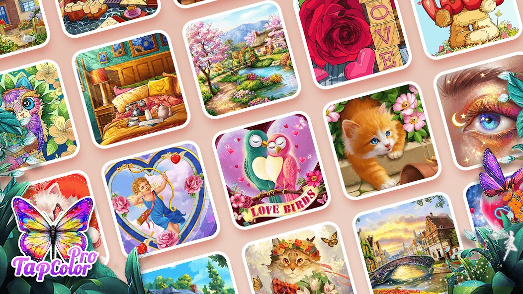 Скачать взлом Tap Color Pro: Color By Number (Тап Колор Про)  [МОД Menu] — последняя версия apk на Андроид screen 3