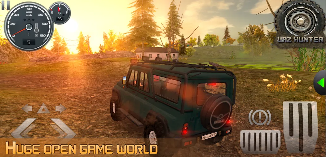 Взлом Russian Car Driver Uaz Hunter  [МОД Меню] — полная версия apk на Андроид screen 2