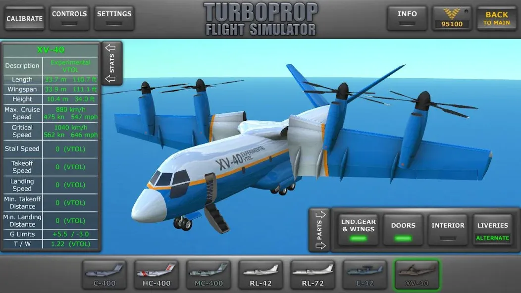 Взломанная Turboprop Flight Simulator (Турбовинтовой симулятор полета 3D)  [МОД Меню] — стабильная версия apk на Андроид screen 1