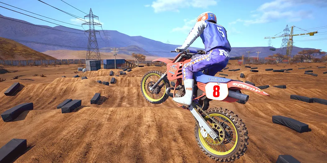 Скачать взломанную Dirt MX Bikes KTM Motocross 3D (Дирт МХ Байкс КТМ Мотокросс 3Д)  [МОД Меню] — последняя версия apk на Андроид screen 3