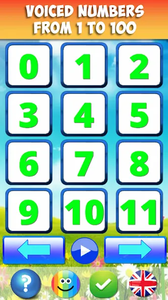 Взлом Numbers for kids 1 to 10 Math  [МОД Бесконечные монеты] — полная версия apk на Андроид screen 1