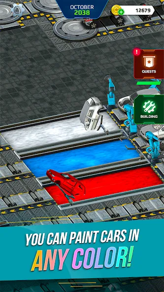 Скачать взломанную Car Factory Simulator  [МОД Unlocked] — стабильная версия apk на Андроид screen 2