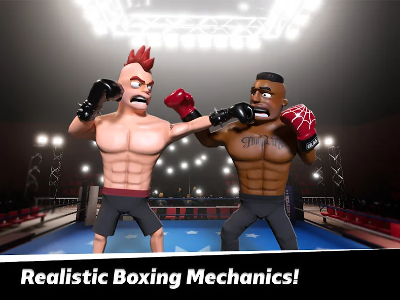 Взломанная Smash Boxing: Punch Hero (Смэш Боксинг)  [МОД Mega Pack] — полная версия apk на Андроид screen 3