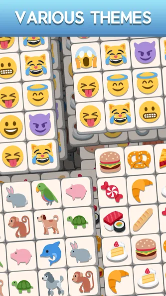 Взлом Tile Match Emoji -Triple Tile (Тил Матч Эмоджи)  [МОД Mega Pack] — стабильная версия apk на Андроид screen 4