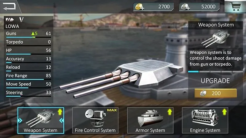 Скачать взломанную Warship Attack 3D  [МОД Menu] — стабильная версия apk на Андроид screen 3