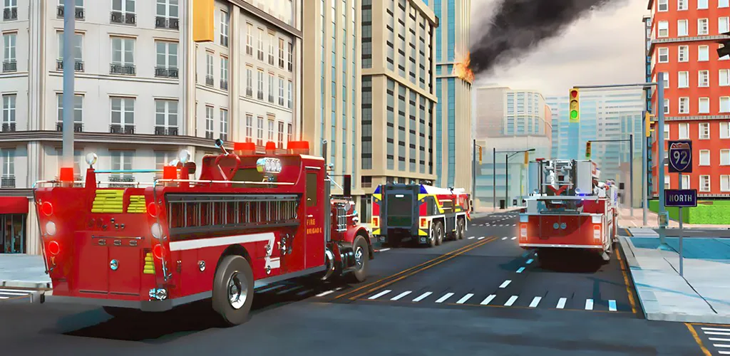 Скачать взлом Real Firefighter 3D Simulator (Реальный Пожарник 3D Симулятор)  [МОД Menu] — стабильная версия apk на Андроид screen 3