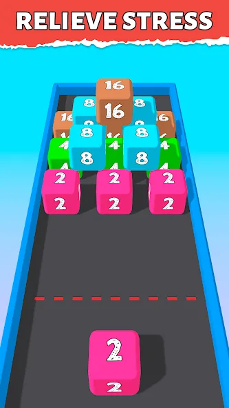 Скачать взлом Bounce Merge 2048 Join Numbers  [МОД Все открыто] — последняя версия apk на Андроид screen 3