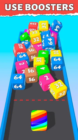 Скачать взлом Bounce Merge 2048 Join Numbers  [МОД Все открыто] — последняя версия apk на Андроид screen 4