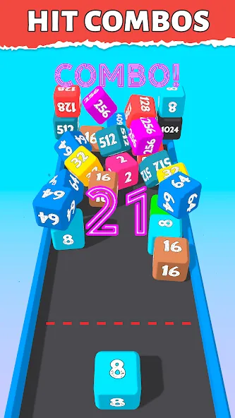 Скачать взлом Bounce Merge 2048 Join Numbers  [МОД Все открыто] — последняя версия apk на Андроид screen 5