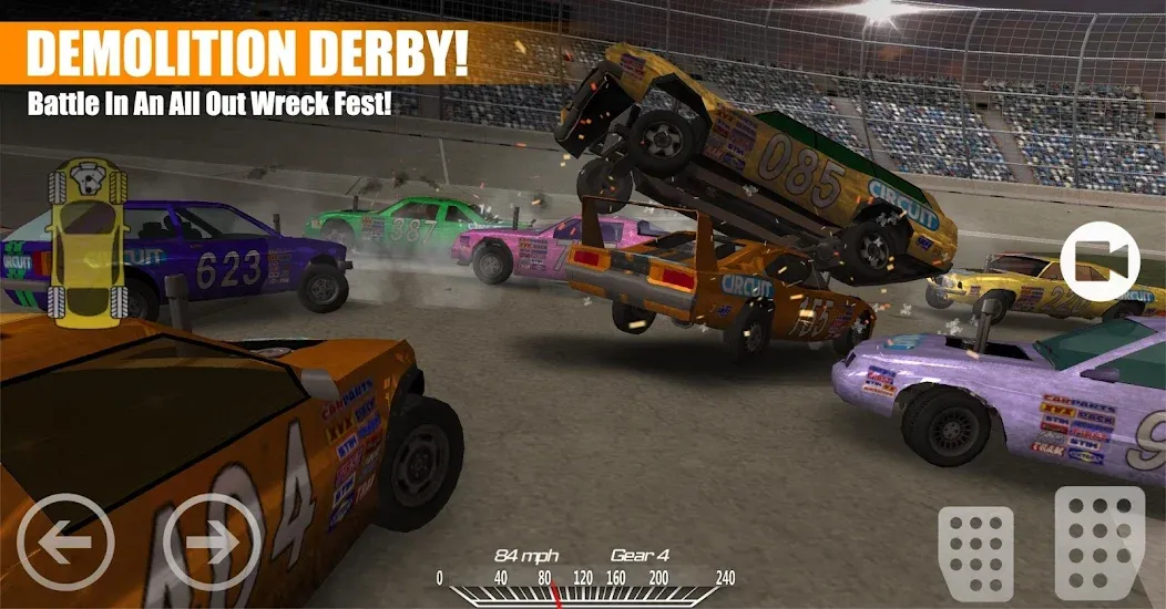 Взлом Demolition Derby 2 (Демолиция Дерби 2)  [МОД Menu] — стабильная версия apk на Андроид screen 1