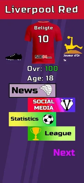 Взломанная Football Career Sim (Футбольный Карьерный Симулятор)  [МОД Unlimited Money] — стабильная версия apk на Андроид screen 2